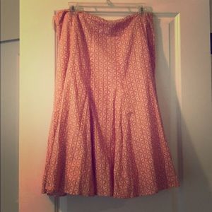 Gap A line skirt. Lined